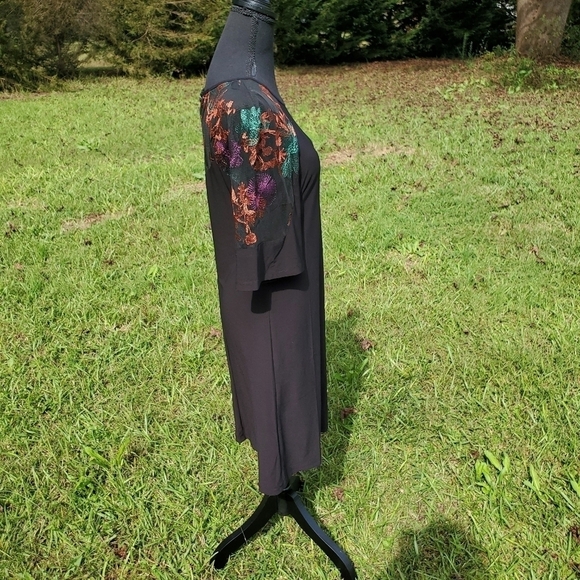 Back midi dress with sheer top NEW size 6 - Picture 3 of 9